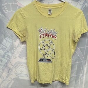 THE ADVANTAGE BAND SHIRT American Apparel Yellow Classic T-Shirt